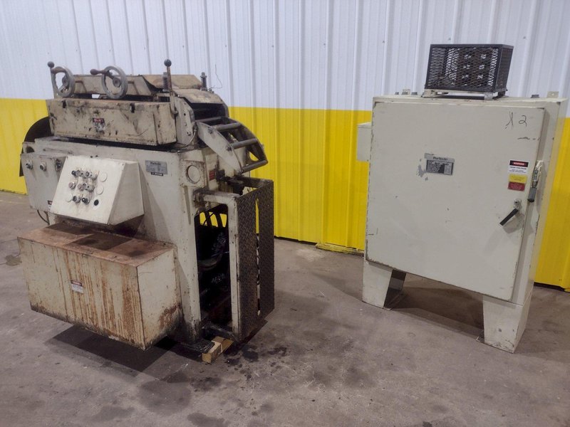 8.25" X .010" PERFECTO MODEL #S170817 17 ROLL POWERED PRECISION COIL STRIP STRAIGHTENER: STOCK #19253