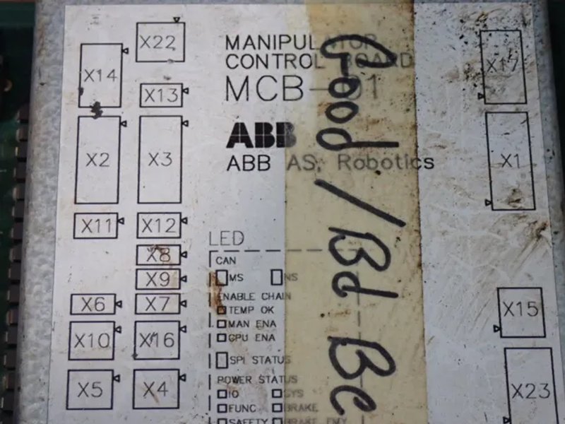 ABB Mcb-01 Manipulator Control Board - 3hna014018-001/01