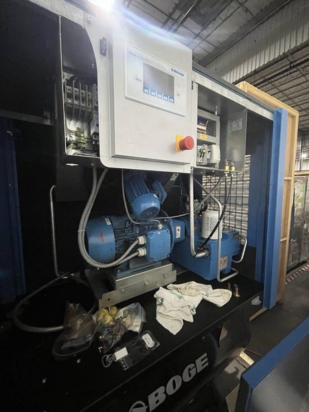 15 HP BOGE C 12-2 L N Rotary Screw Air Compressor, 2021