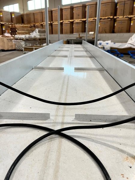 (3) 15′ x 2.5′ Cleated Belt Incline Conveyor, 2022