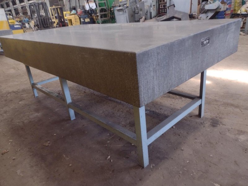 8' X 4' X 10" CHALLENGE PRECISION LAYOUT INSPECTION GRANITE TABLE: STOCK #23800
