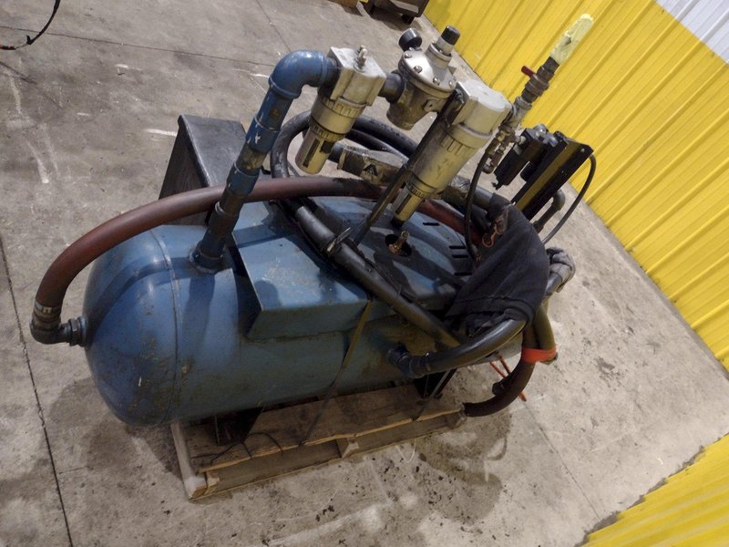 20 TON AIRAM PNEUMATIC 4 POST CUTOFF PRESS: YOBRO #24842