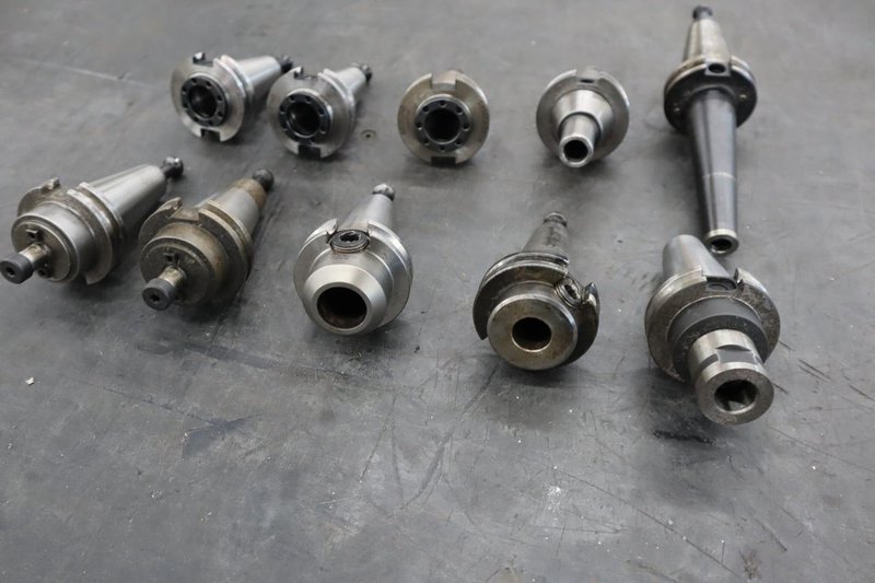 CT40 Taper Tool Holders: (3) Er2 Collet Holders, (2) Shell Mill Drivers, (5) End Mill Holders- Auction Item