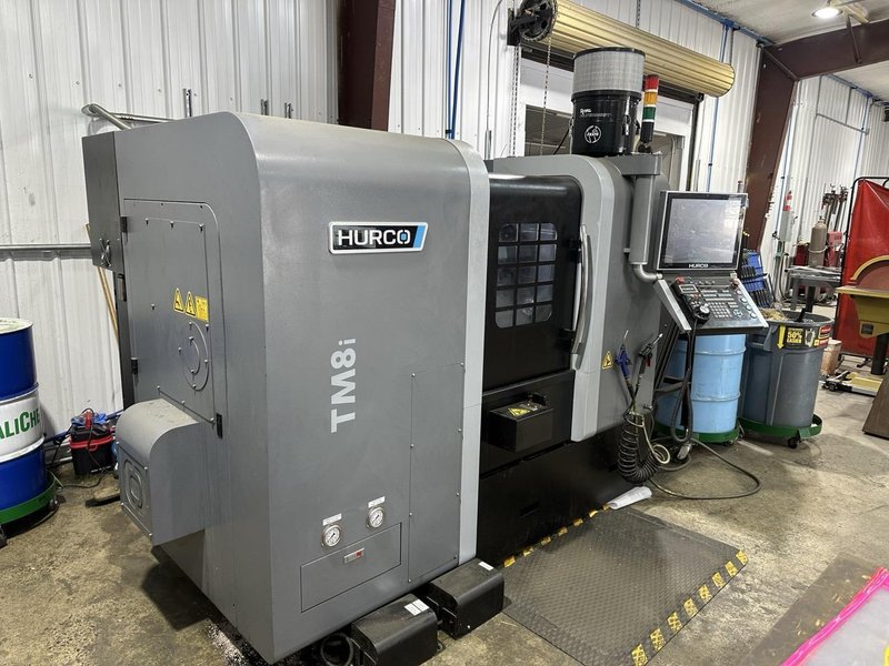 Hurco TM-8i CNC Lathe, 2019 – WinMax Control, Collet Chuck, Low Hours