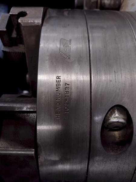 1.25" (2) HEAD ASHLAND MODEL #100 PIPE THREADER WITH LANDIS LANCO #10T HEADS: STOCK #18211