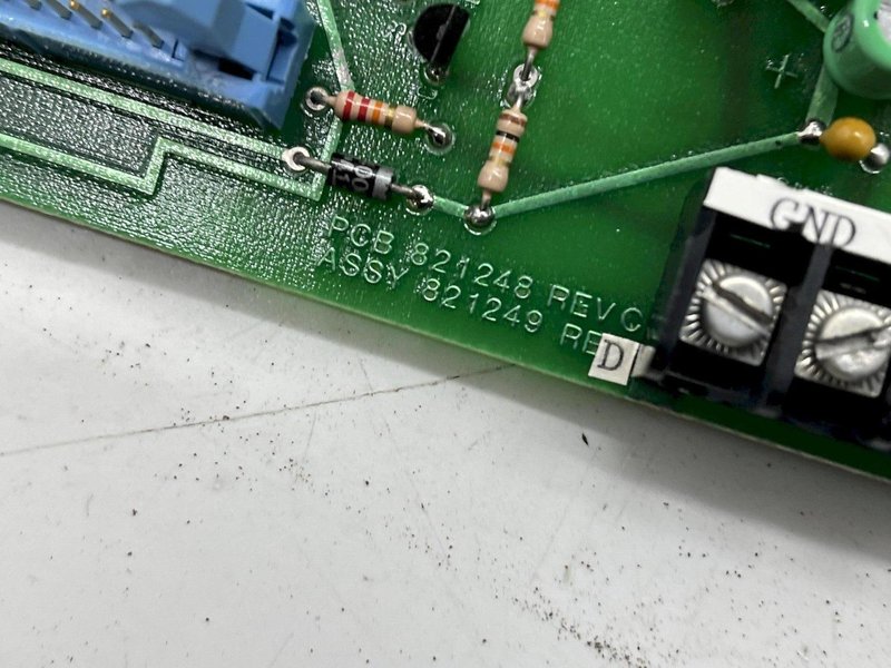 PCB 821248 REV C CINCINNATI INC ASSY 821249 REV D STOCK #16117