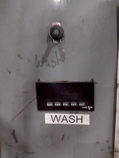 4" CAPACITY ULTRASONIC BAR &amp; TUBE CONTINUOUS WASHER: STOCK #22589