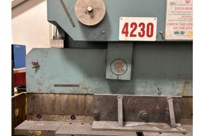 65 TON X 8' PIRANHA HYDRAULIC PRESS BRAKE