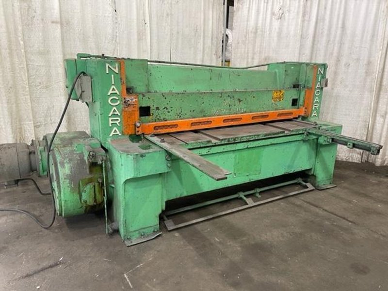 6' X 1/4" NIAGARA MODEL #76B POWER SQUARING SHEAR: STOCK #76550