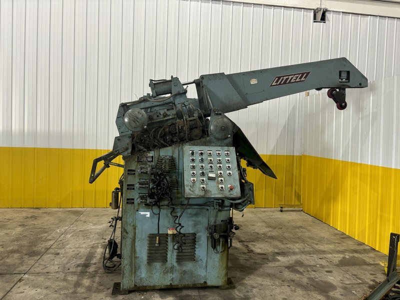 36” X .050” (12” X .080”) LITTELL HEAVY DUTY STRAIGHTENER WITH PEELER AND HOLD DOWN ARM: STOCK #21339