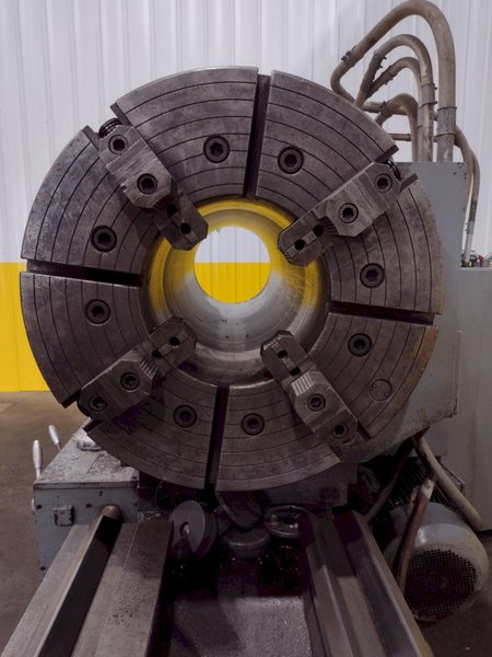 38" X 120" POREBA MODEL TPL-90/M *** 12" HOLLOW SPINDLE *** ENGINE LATHE: STOCK #18538