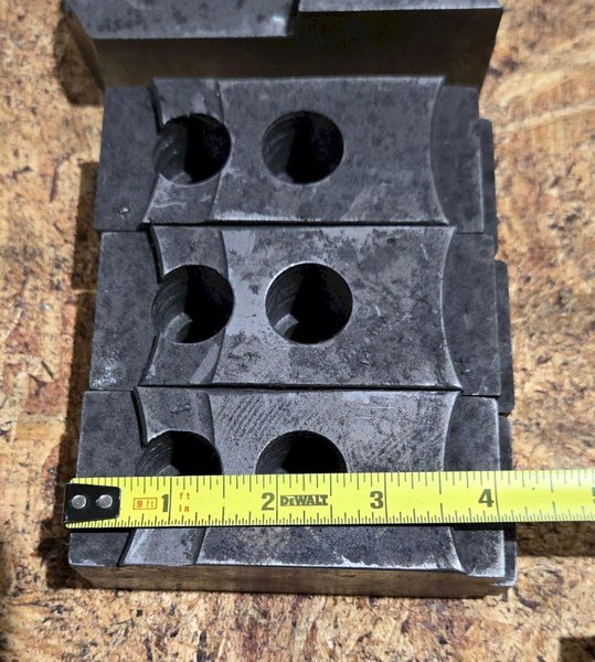 BUNDLE of Hardened Steel Jaws &amp; Soft Jaws SET USED