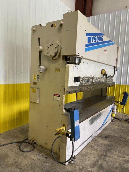 140 TON X 10'  WYSONG MODEL #THS140-120 "HIGH SPEED" HYDRAULIC PRESS BRAKE: STOCK #13915