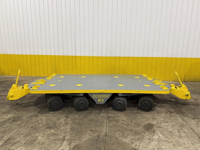 200,000 LBS x 144" x 78" HEAVY DUTY ROLLING TRANSFER CART: YOBRO #24113