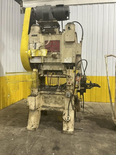 60 TON OAK MODEL #30-LP-60-604 STRAIGHT SIDE PRESS, STROKE 2", 80-240 SPM: YOBRO #26050