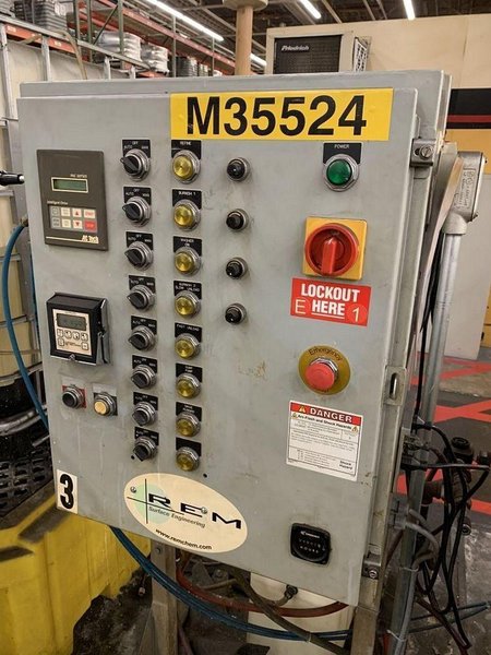 27.5 FT3 ROSLER R-780 FLAT BOTTOM ROTARY VIBRATORY FINISHER