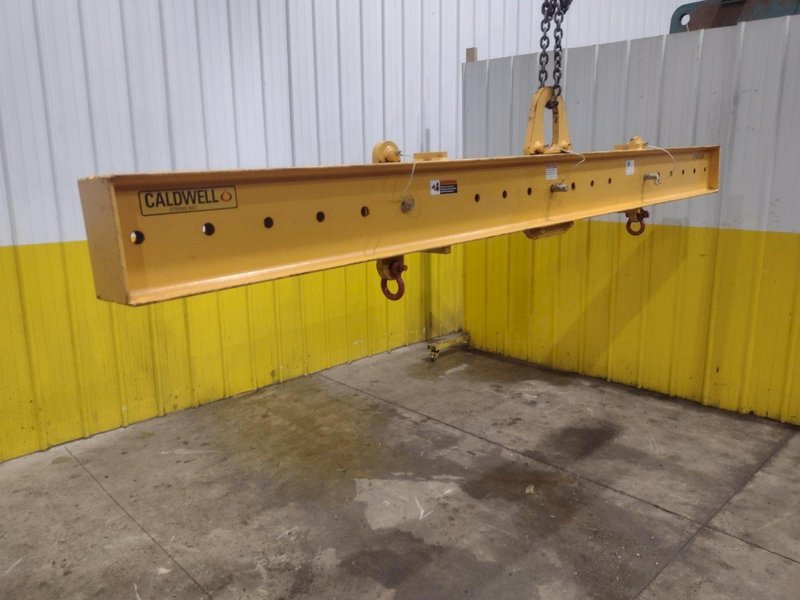 10,000 LBS X 128" X 10" CALDWELL MODEL #17-5-10 SPREADER BAR: YOBRO #24577