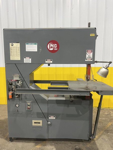 36" GROB MODEL #4V-36 VERTICAL BAND SAW: STOCK 19834