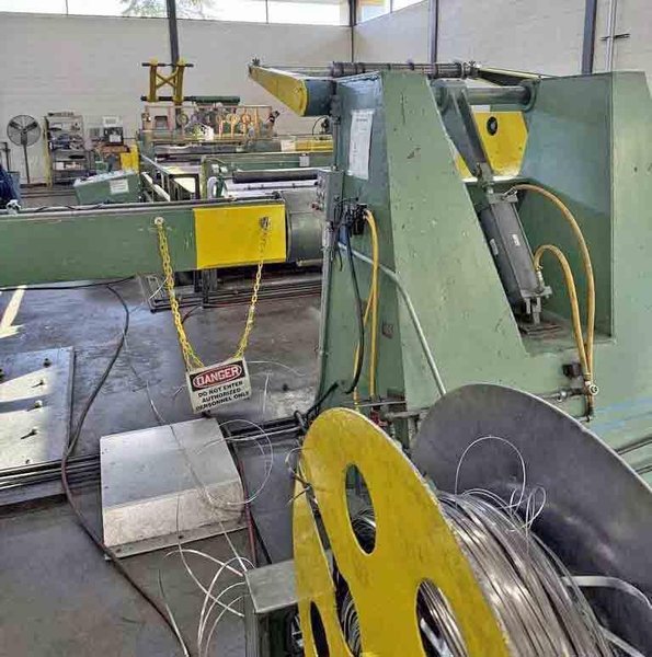 54" x 6.50" x 30,000# Stamco Slitting Line# 4057