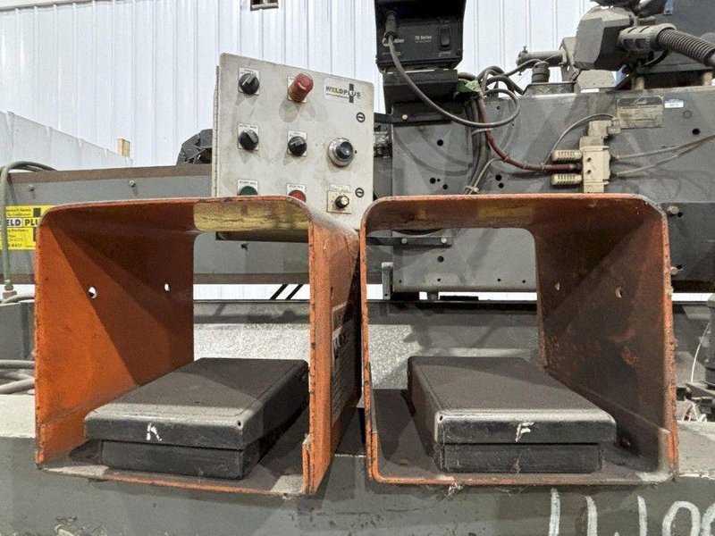 144″ GOURAN /LINDE SEAM WELDER WITH MILLER INVISION #456P POWER USED