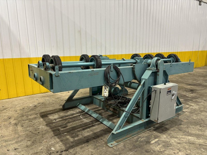 10,000 LBS ARONSON MODEL #WRU10PT WELDING POSITIONER WITH TANK TURNING ROLLS: STOCK #23235