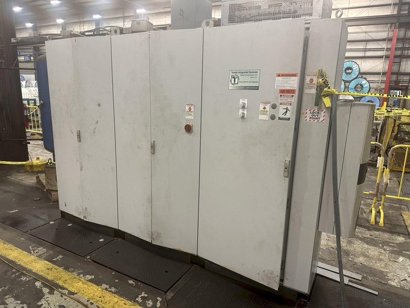 400 TON FUKUI BLANKING PRESS. 72" X .128" X 70,000 LB SERVO FEEDLINE STOCK #  0956723