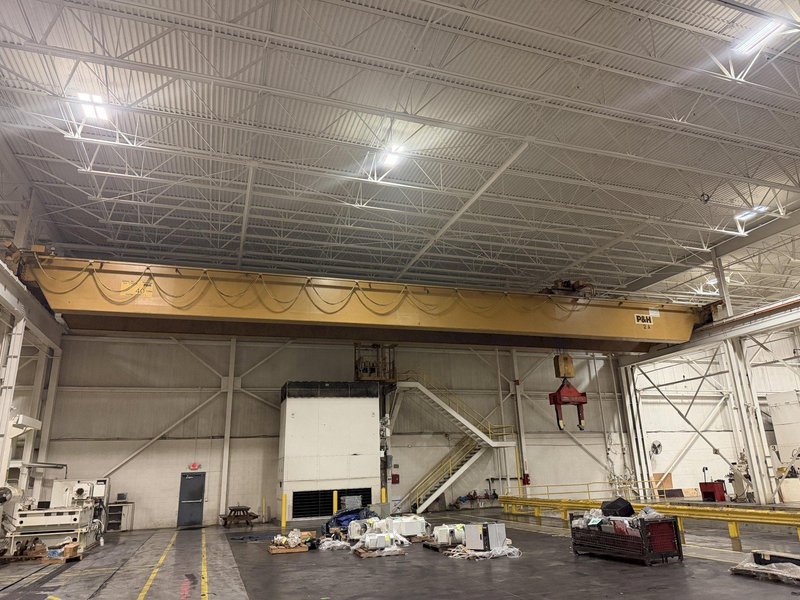 40 TON X 97' P&amp;H CLASS D DOUBLE GIRDER OVERHEAD BRIDGE CRANE: YOBRO #26427
