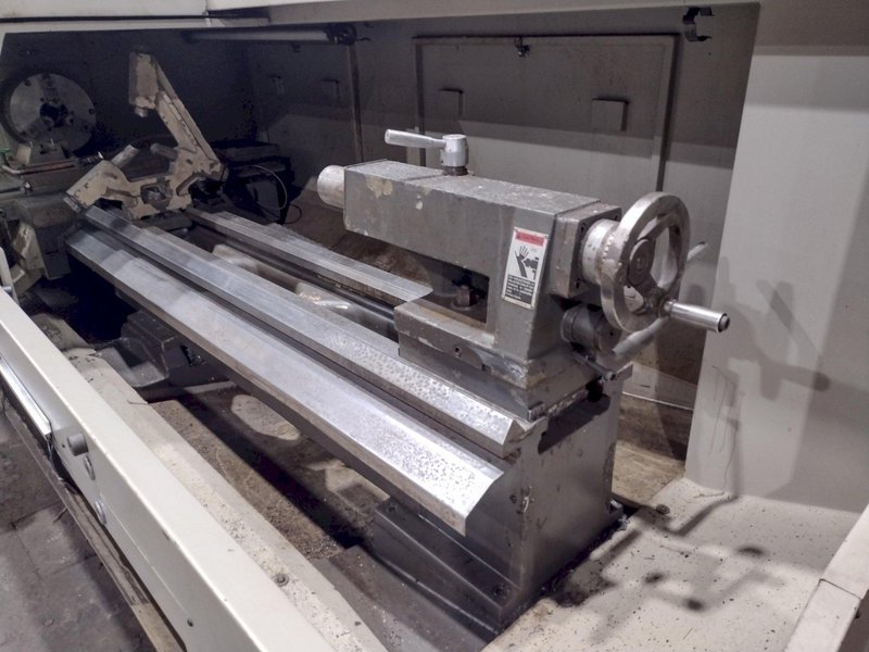 20" X 80" NARDINI MODEL LOGIC 250G CNC FLAT BED LATHE TURNING CENTER, 3.125" HOLE: STOCK #19739