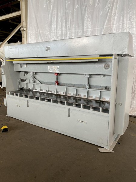 10' X 1/2" HTC 510-SR HYDRAULIC SHEAR. STOCK # 1800419