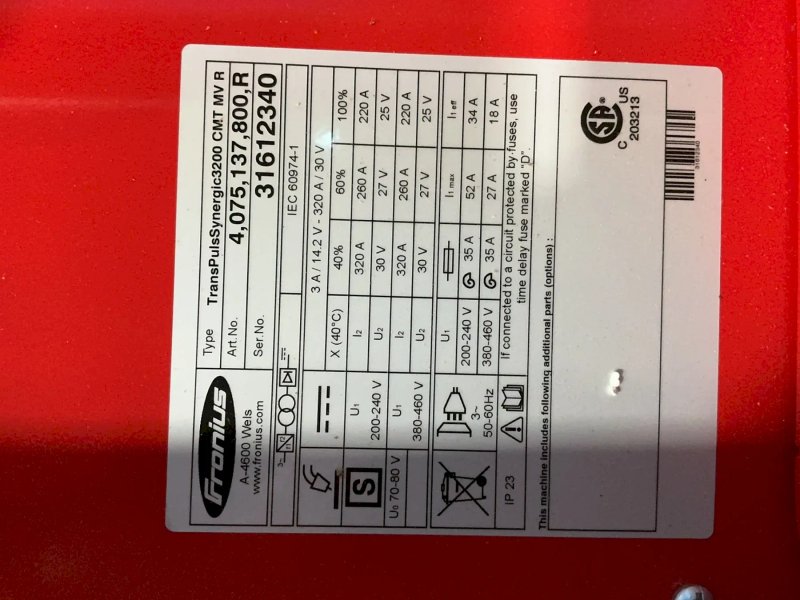 Fronius  Transpuls Synergic  - Transpuls Synergic 3200 Cmt Mv R