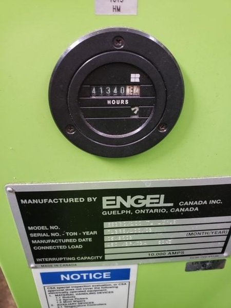 Engel Used ES330/100 TL Liquid Silicone Molding Machine, 100 ton, 6.5 oz