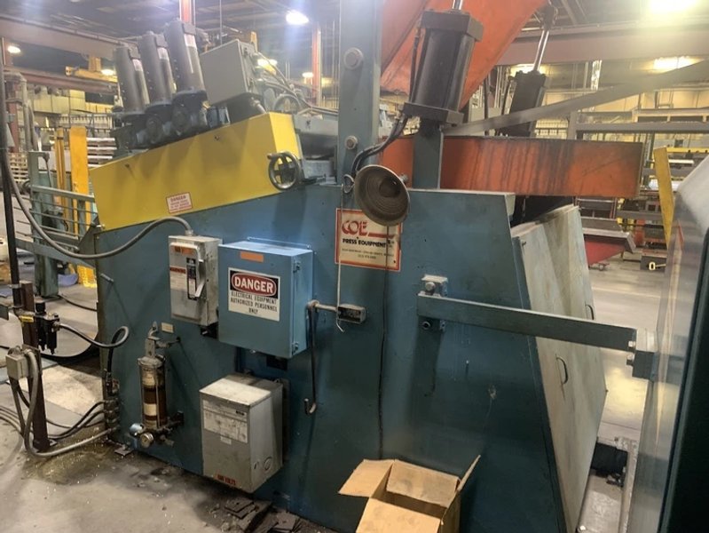 COE 15,000 LB X 42" X .062" SERVO FEED LINE, STOCK# 14170J
