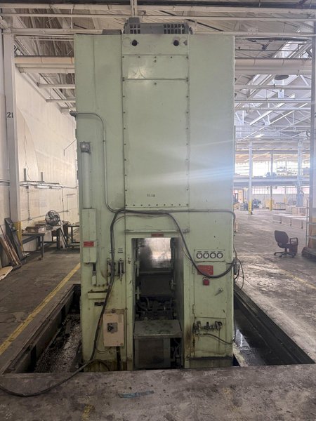 630 TON AIDA MODEL #K-630 KNUCKLE JOINT PRESS, 25-40 SPM, NEW 1991: YOBRO #25820