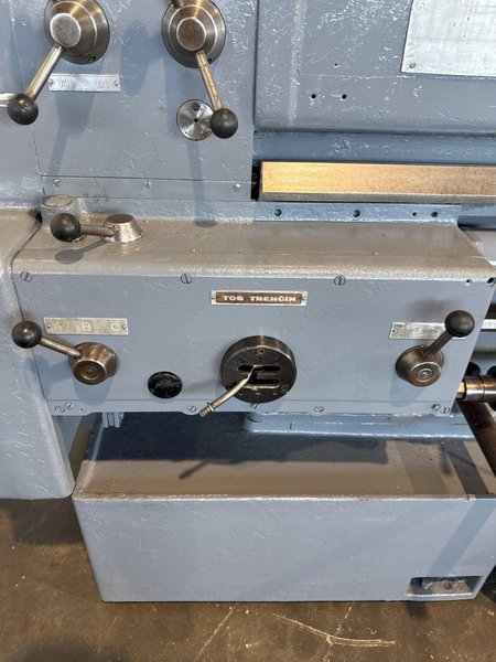 24" X 168" TOS TRENCIN SN55U ENGINE LATHE. STOCK # 0561325.