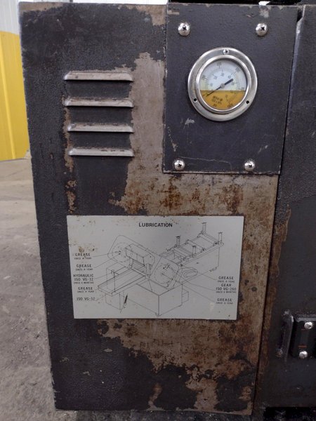 16" X 16" AMADA MODEL #HFA-400W AUTOMATIC HORIZONTAL BANDSAW: STOCK #15398
