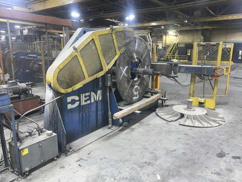4 STAND TANDEM FENN/WATERBURY FARREL WIRE FLATTENING LINE (13838)