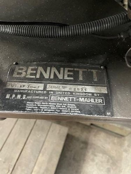 36" BENNETT #CG-36 AUTO-FEED SPRING GRINDER