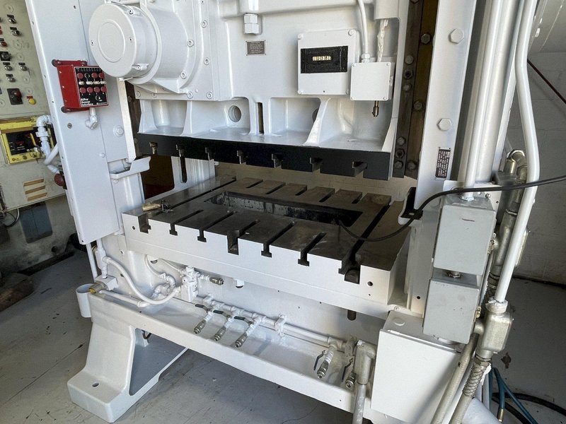 100 ton Minster P2-100-48 Piece-Maker Used Mechanical Metal Stamping Press For Sale, Year 1975