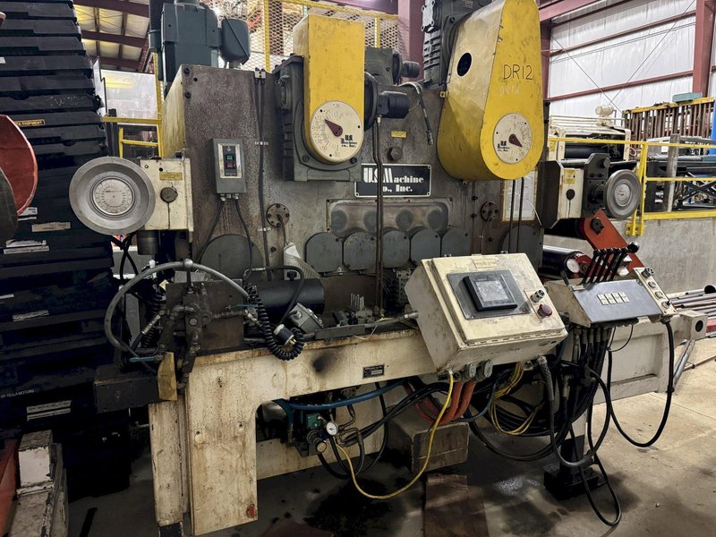 30,000 LB X 42" X .312" U.S. MACHINE CO M24 COIL-FEEDLINE. STOCK # 0446525