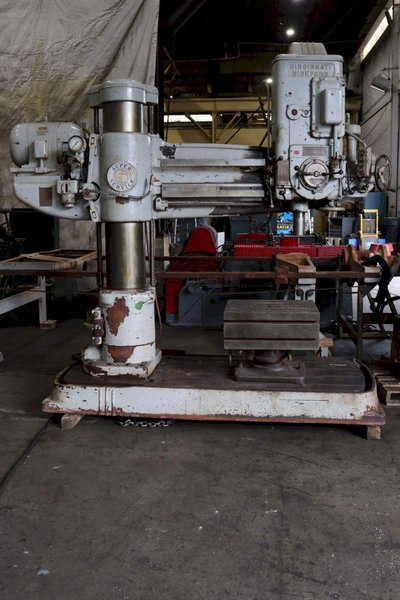 4' X 13" CINCINNATI BICKFORD RADIAL DRILL: STOCK #72033