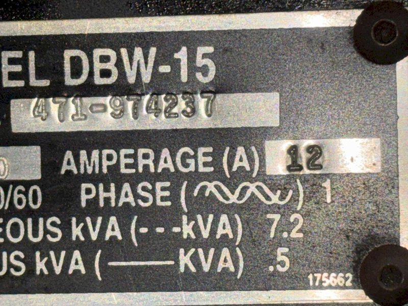 DOALL MODEL #DBW-15 INDUSTRIAL BAND SAW BLADE WELDER: YOBRO #24797