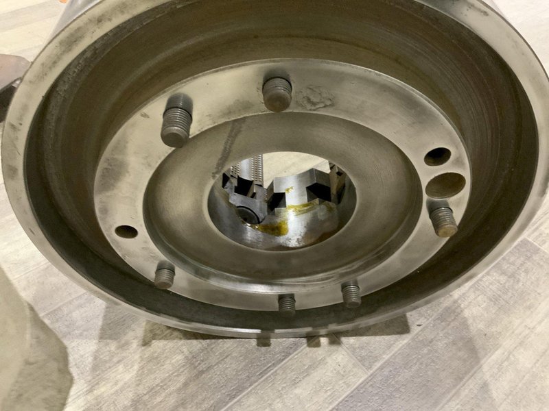 21" GISHOLT 4 JAW LATHE CHUCK: STOCK #81573