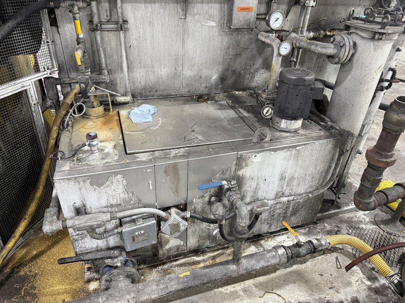 48" X 3-STAGE RANSOHOFF ROTARY DRUM BATCH AUTOMATIC PARTS DEBURR &amp; WASHER SYSTEM, NEW 2013: YOBRO #24300