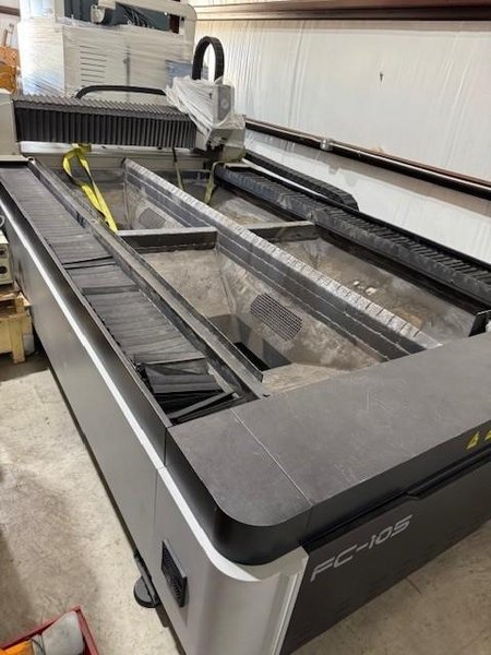 2000 Watt 5′ x 10′ Omtech FC-105 Fiber Laser Cutting Machine, 2023