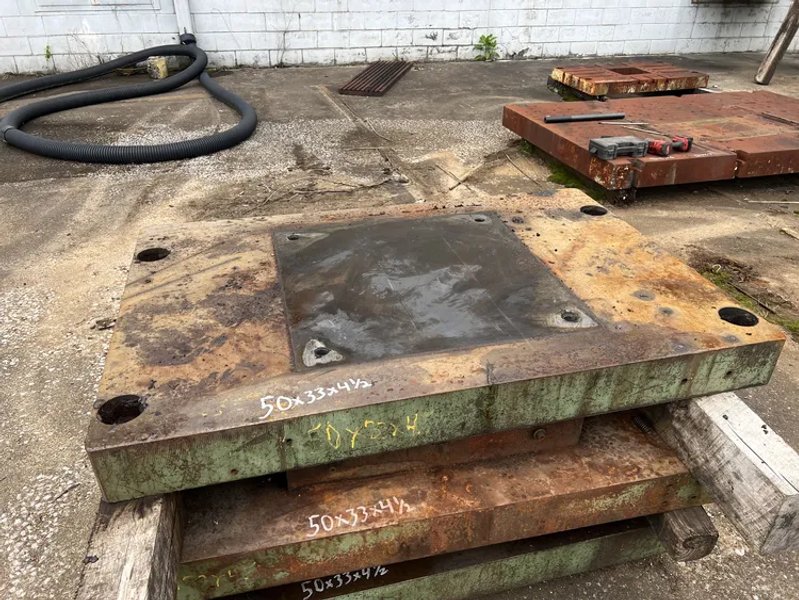 BOLSTER PLATE 50 X 33 X 4 1/2 SOLID