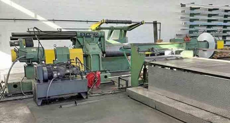 54" x 6.50" x 30,000# Stamco Slitting Line# 4057