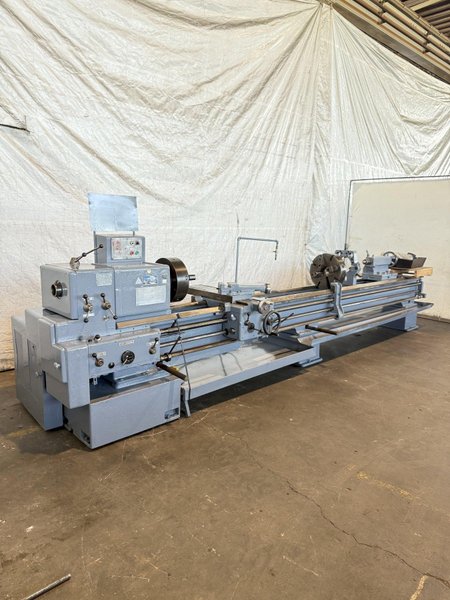 24" X 168" TOS TRENCIN SN55U ENGINE LATHE. STOCK # 0561325.