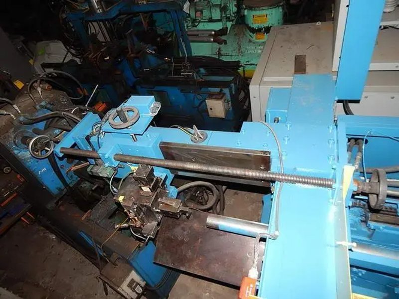 USED HAVEN AUTOMATIC SHEAR CUT TUBE CUTOFF MACHINE, Model 740 Kleencut, 4”, YEAR: 2002
