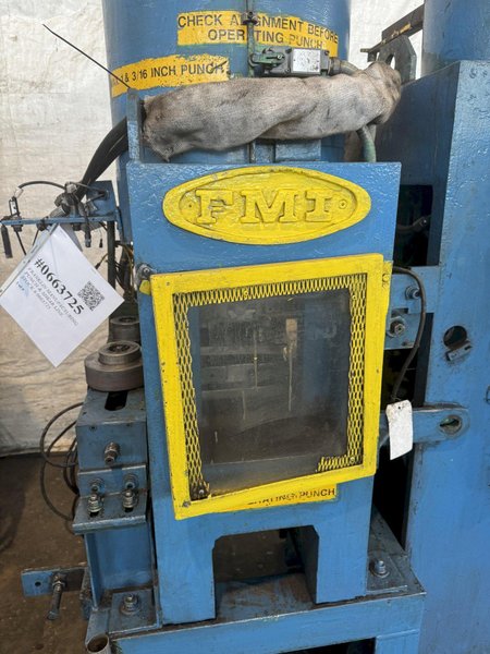 16" X 1" STEEL PLATE FRANKLIN MANUFACTURING PUNCH &amp; SHEAR LINE. STOCK # 0663725