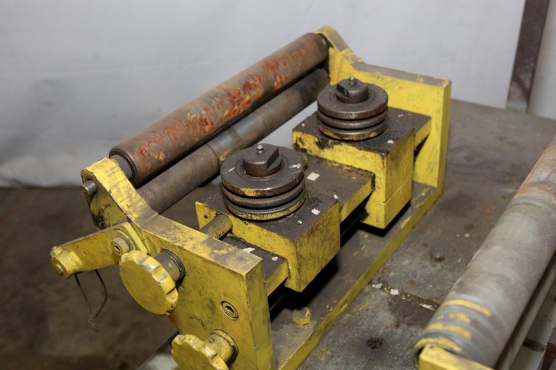 8" TISHKEN MODEL 6R-8 POWERED EDGE CONDITIONER / DEBURRER: STOCK #11166